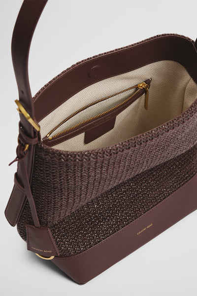 Isla Woven Bucket Bag