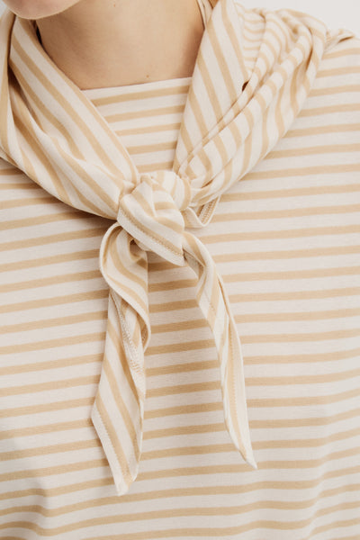 Australian Cotton Scarf Crop Sleeve T-Shirt