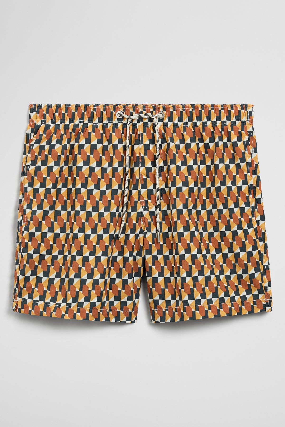 Geometric Print Swim Short