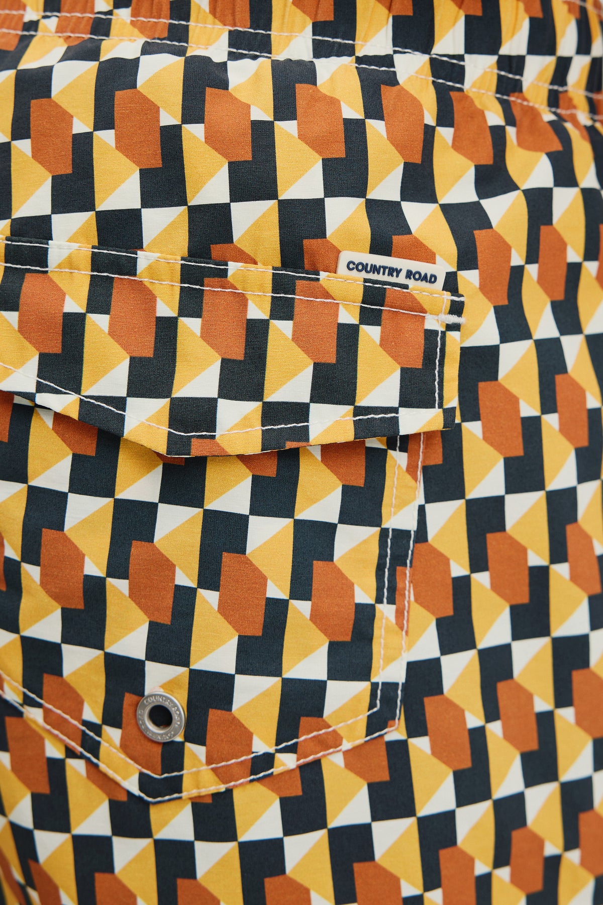 Geometric Print Swim Short