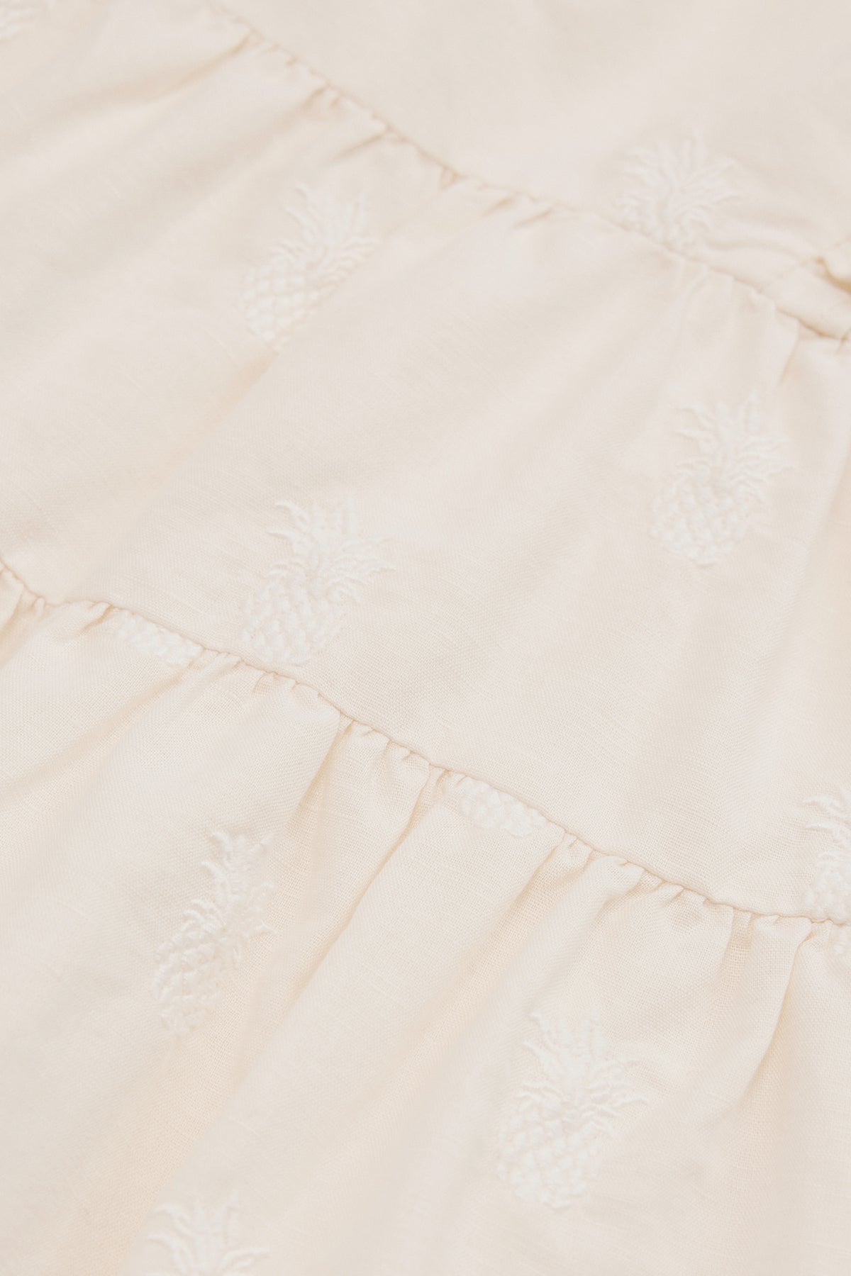 Sleeveless Frill Embr Dress