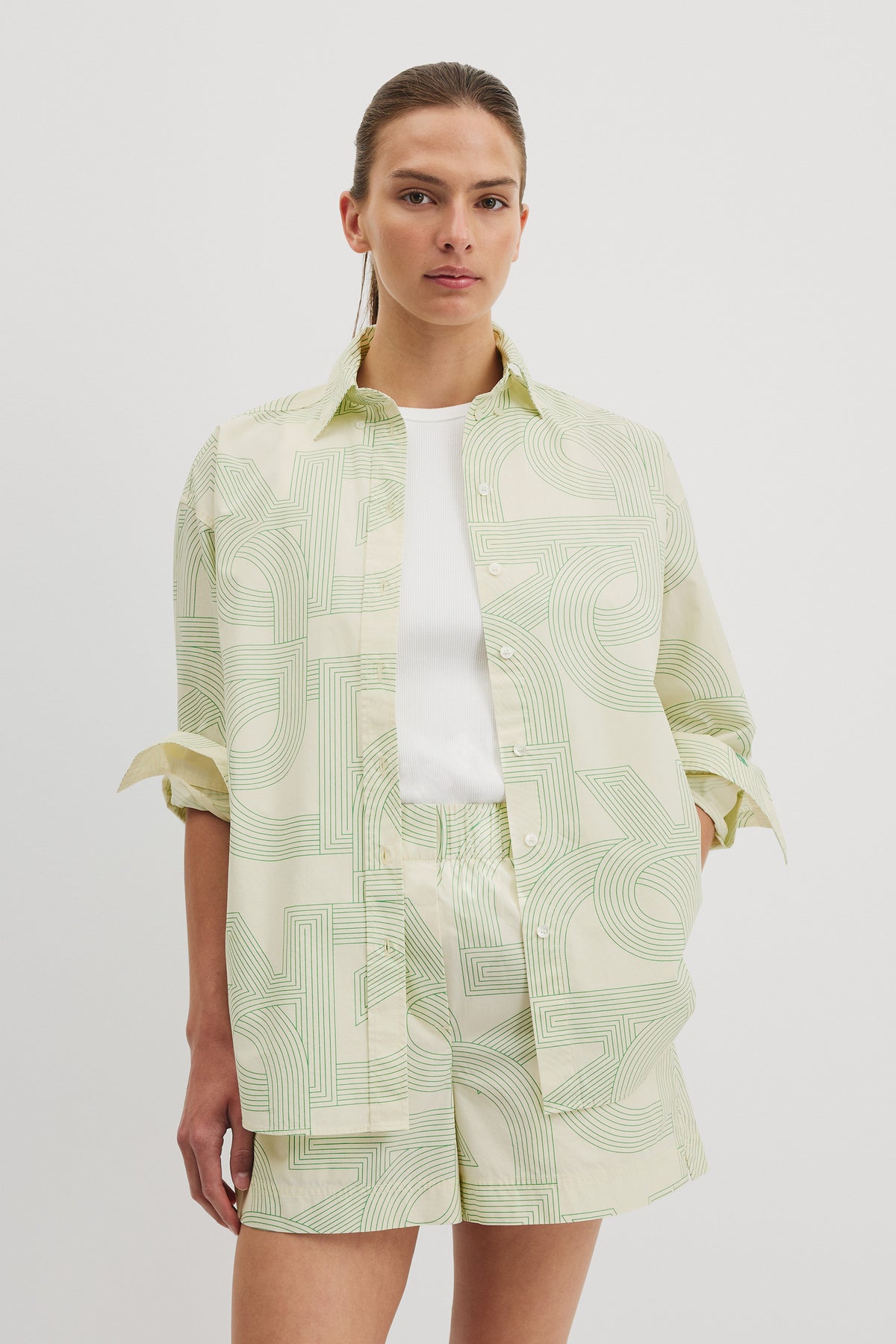 Monogram Poplin Shirt