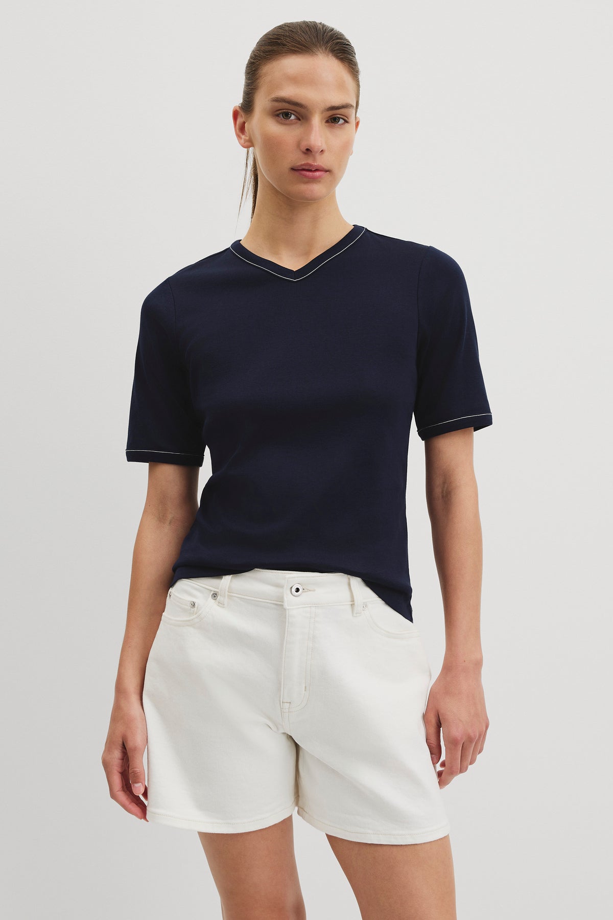 Contrast Stitch T-Shirt