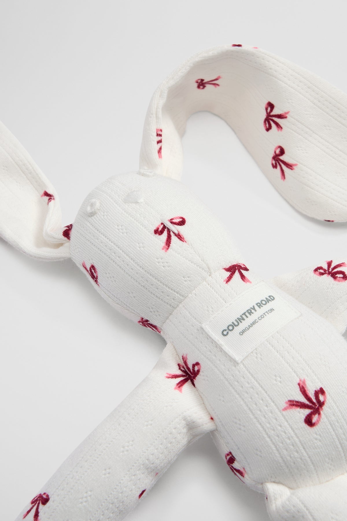 Organically Grown Cotton Pointelle Bunny