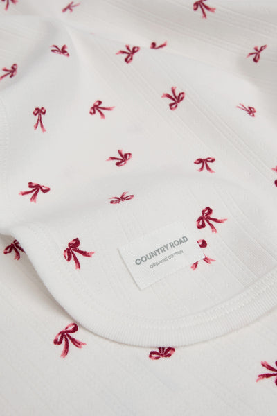 Organically Grown Cotton Pointelle Swaddle