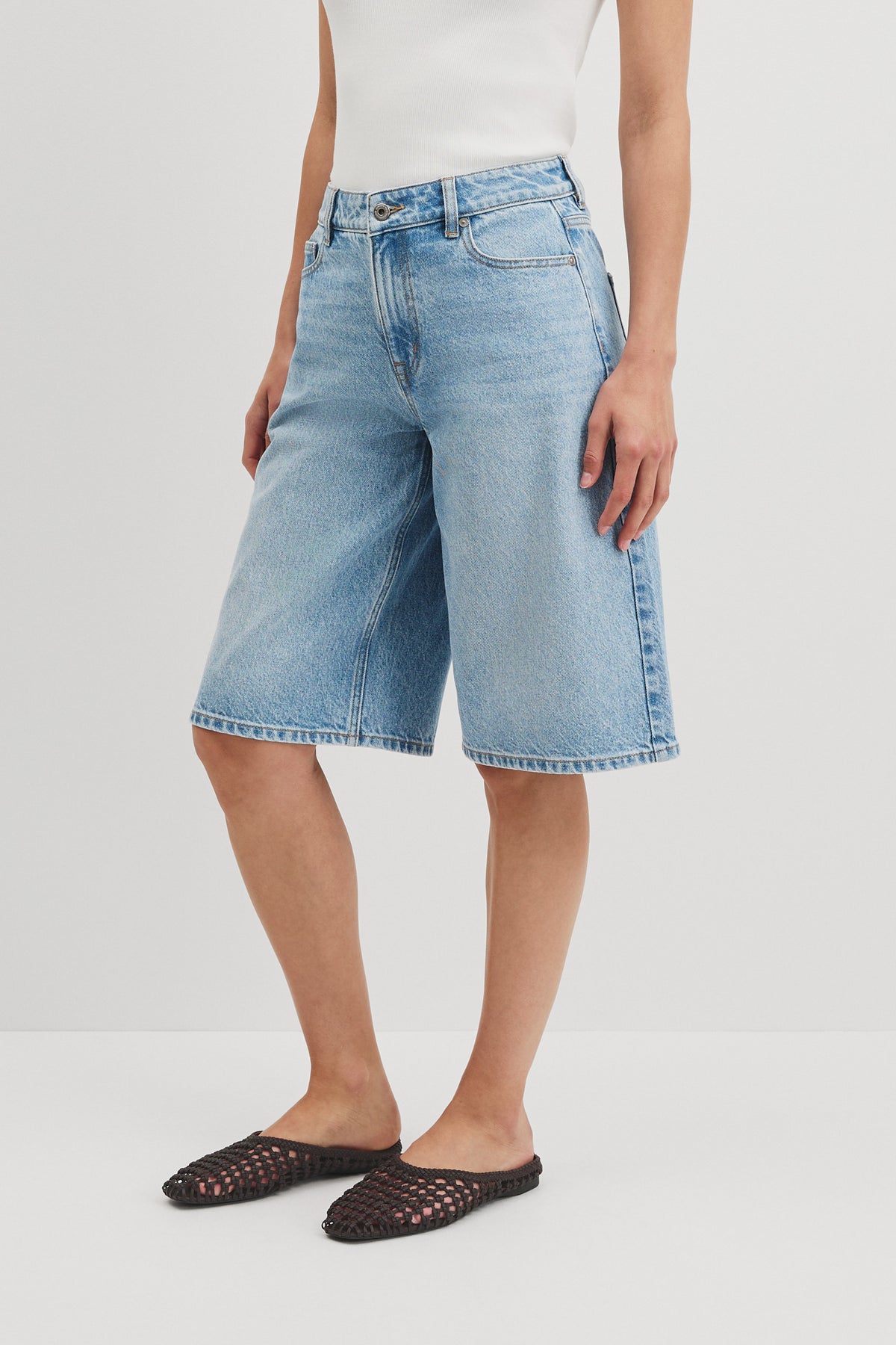 Denim Bermuda Short