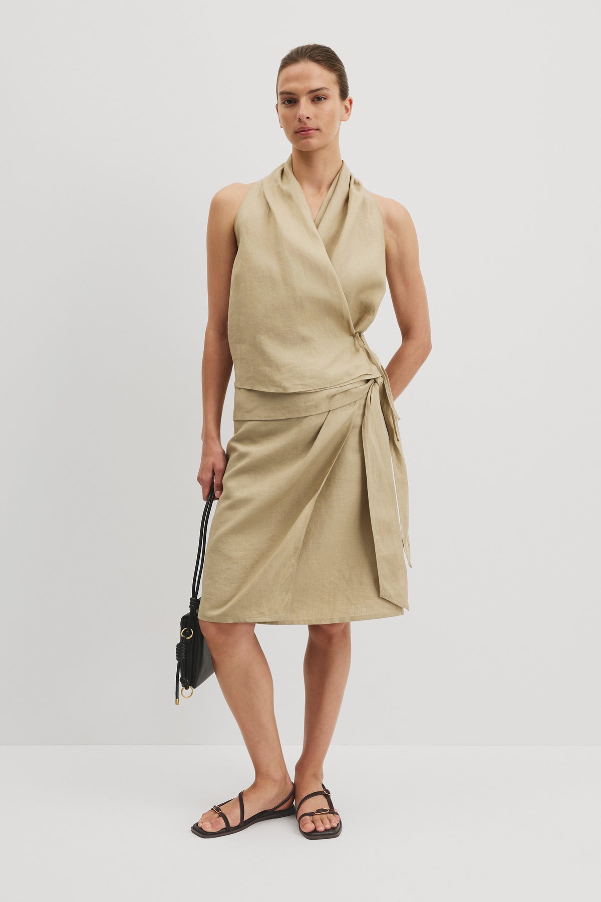 Linen Halter Top