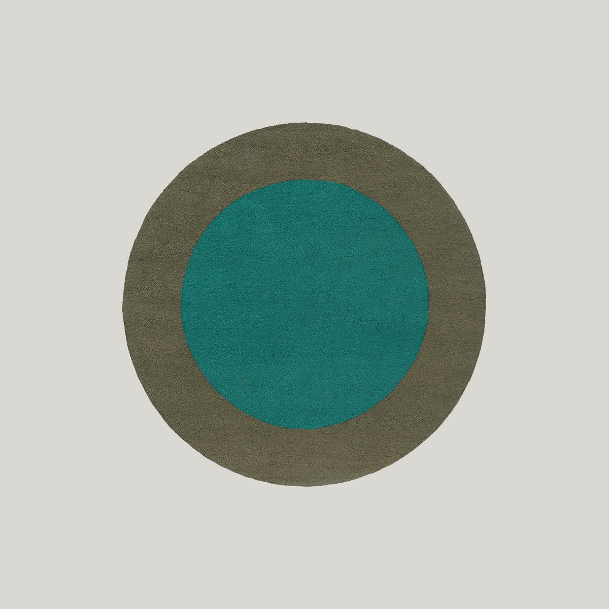 Habitat Festival Round Aqua Outdoor Rug 200x200cm - Dark Green - image 1
